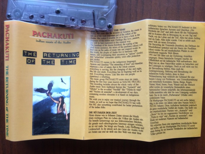 pachakuti the returning of the time caseta audio muzica folk indian andean andes