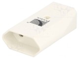 Conector Alimentare AC Mamă Soclu 2P 250V 10A Alb