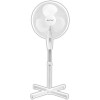 Ventilator cu Picior Entac EPSF-45W, 45W, 3 Viteze, Oscilant, Alb, Diametru 36 cm