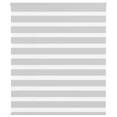 Jaluzea tip zebra gri deschis latime tesatura 115,9cm poliester foto