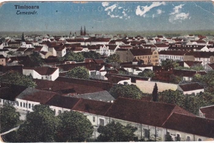 Timisoara Temesvar (circulata circa 1920)