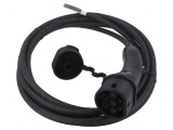 Cablu &Icirc;ncărcare eMobility 250V 3,6kW IP54 Tip 2 7,5m 20A
