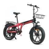 Bicicletă Electrică Youin BK1650R DALLAS Negru Roșu 250 W 20&quot;