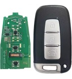 Cheie auto completa cu telecomanda Techstar compatibila cu Hyundai i20, i30, Sonata, Elantra, ix35, 3 butoane, 433 MHz, FCC SY5HMFNA04, 8325A-RBFNA433