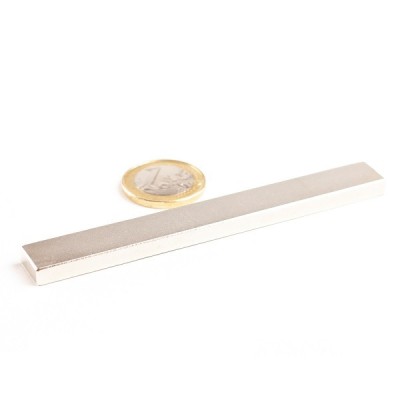 Magnet neodim bloc, 100x12x5 mm, putere 11 kg, N42 foto