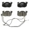 Set placute frana,frana disc RENAULT CLIO II (BB0/1/2, CB0/1/2) (1998 - 2005) ABE C1P006ABE