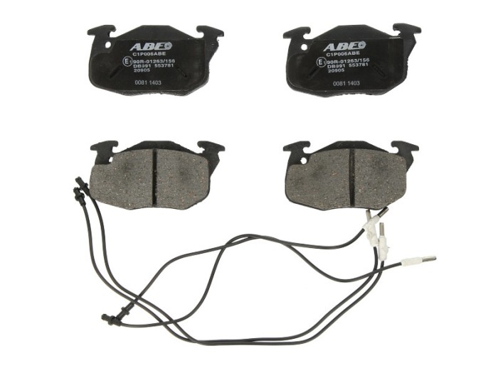 Set placute frana,frana disc PEUGEOT 106 I (1A, 1C) (1991 - 1996) ABE C1P006ABE