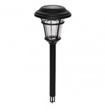 Cumpara ieftin Lampa Led solara, Negru, Plastic, 33 cm, Oem