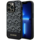 Guess Husa GCube Stripes MagSafe iPhone 14 Pro Max Negru