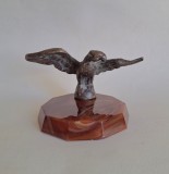 Prespapier din bronz in forma de vultur cu dedicatie Leningrad URSS 1968