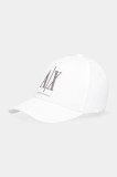 Armani Exchange șapcă de baseball din bumbac culoarea alb, XM000811 AF13343