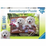 Cumpara ieftin Puzzle Catei In Valiza, 100 Piese, Ravensburger