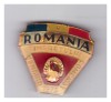 Insigna Uniunea Tineretului Comunist 1973, model plastifiat, Romania de la 1950
