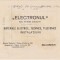 Electronul Materiale Electrice Technice Telefonice Bucuresti 1923