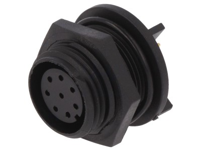 Conector circular mamă 8 pini IP68 foto