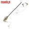 Montura Mostiro Arc cu Tija, Plumb Lateral, Fir Textil si Fir de Par, 2 Carlige Nr.4