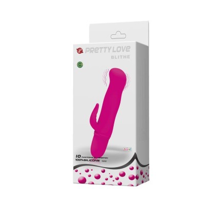 Mini Vibrator cu Stimulator de Clitoris Blithe foto