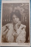 Carte postala, fotografie dupa pictura Taranca in Gradina a lui Strambulescu
