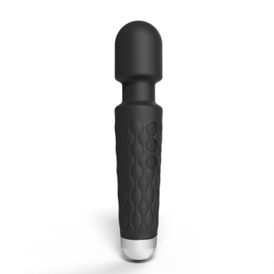 Loving Joy 20 Function Wand Vibrator Black foto