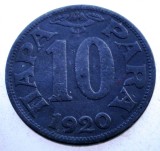 7.787 YUGOSLAVIA JUGOSLAVIA IUGOSLAVIA 10 PARA 1920