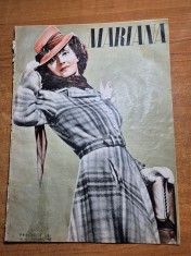 revista pentru femei - mariana - 15 octombrie 1940 - femeile romaniei legionare,alexandrina cantacuzino,moda,retete culinare,maria filotti