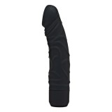 Vibrator TOYJOY Get Real Classic Original Vibrator Black, 7 funcții de vibrație, rezistent la apă, lungime 20.1 cm, culoare negru