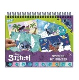 Cumpara ieftin Carte de colorat si abtibilduri cu numere Totem Stitch