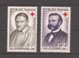 Franta 1958 - Crucea Rosie, MNH, Nestampilat