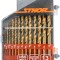 Set 13 burghie pentru metal din titan HSS 1.5 mm-6.5 mm STHOR