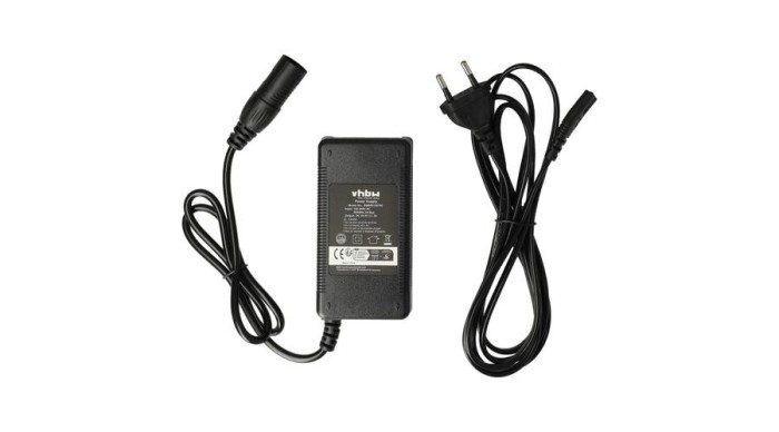 VHBW &Icirc;ncărcător de bicicletă potrivit pentru baterie Li-Ion E-Bike - conector cu 3 pini, conector XLR, 2,35 A