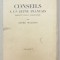 CONSEILS A UN JEUNE FRANCAIS par ANDRE MAUROIS , 1938 , EXEMPLAR 598 *