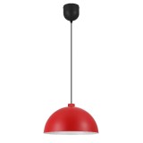 Cumpara ieftin Pendul sfera GoodHome Songor, rosu, 1xE27, 60W, cablu reglabil, design modern