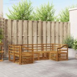 vidaXL Seturi de canapele 6 pcs natural Lemn Solid de Acacia 3375384