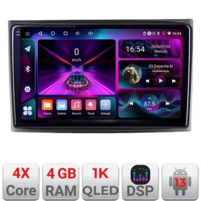 Navigatie Ford Transit 2019- varianta cu radio cd simplu Android radio gps internet 4+64 InCell Display 1K Kit-transit-2019-a+EDT-E209-RK CarStore Tec foto