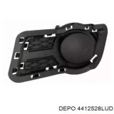 Grila bara Vw Tiguan (5n), 09.2007-04.2011, Model Comfortline, montare fata, stanga, fara gauri lampa ceata, OE, 5N0 853 665 B 9B9; 5N0853665B9B9