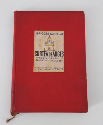 Carte veche Grigore Ionescu Curtea de Arges foto