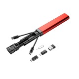 Cititor de carduri de memorie multifunctional 9 in 1 TrendiShop&reg;, Adaptor pentru laptop, Android si IOS, TF/SD slot, SIM card slot, Port USB 3.0, Comp