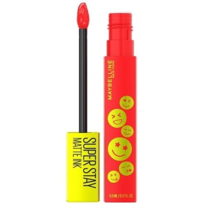 Ruj de buze rezistent la transfer, Maybelline, Superstay Matte Ink, 445 Energizer, 5 ml foto