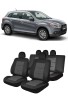 Huse Auto MITSUBISHI ASX (2010-2018) BANCHETA FRACTIONATA - Compatibile AIRBAG, Material Textil Premium, Montaj Facil