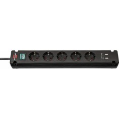 Prelungitor Brennenstuhl Bremounta, 5 prize, 2 x USB, 3 m, 2100 mA, LED