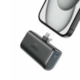 POWER BANK Anker &quot;Nano&quot; 5.000 mAh, 22.5W PD si Power IQ 3.0, 1 x USB, 1 x USB-C pliabil, ActiveShield 2.0, 99g, negru, &quot;A1653H11&quot; (timbru verde 0.98 l