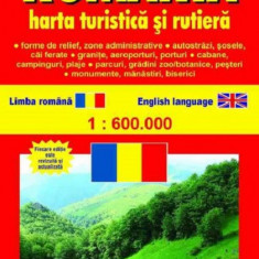 Romania. Harta turistica si rutiera |