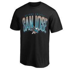 San Jose Sharks tricou de bărbați Arch Graphic black - L