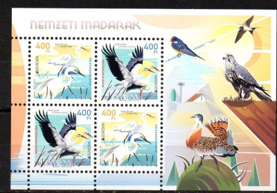 UNGARIA 2019, EUROPA CEPT, Fauna - Pasari, serie neuzata, MNH foto