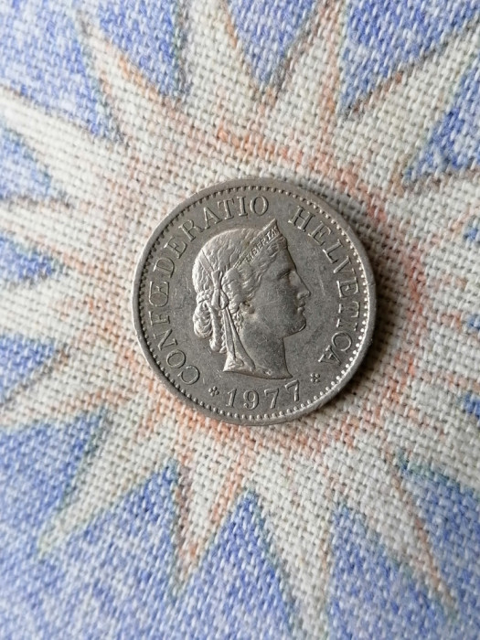 Moneda 10 RAPEN 1977 ELVEȚIA