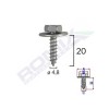 Surub Fixare Elemente Motor Pentru Toyota 4.8X20mm Set 10 Buc 137230 C60611-RMX