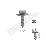 SURUB FIXARE ELEMENTE MOTOR PENTRU TOYOTA 4.8X20MM SET 10 BUC 62562