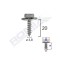 Surub Fixare Elemente Motor Pentru Toyota 4.8X20mm Set 10 Buc 137230 C60611-RMX