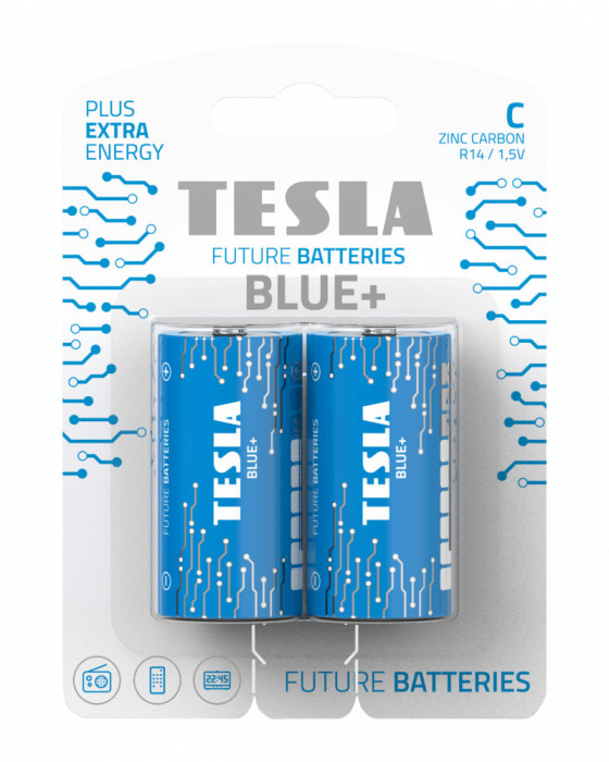 Baterii 9V Blue+ 1099137013 Voltaj 1,5 Zinc Carbon 2 bucati
