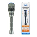 Lanterna PNI Adventure F810 cu LED 138 W, 3 niveluri iluminare plus Turbo, 12000 lumeni, zoom, pana la 250 m, acumulator 5000 mAh, IPX7, functie Power